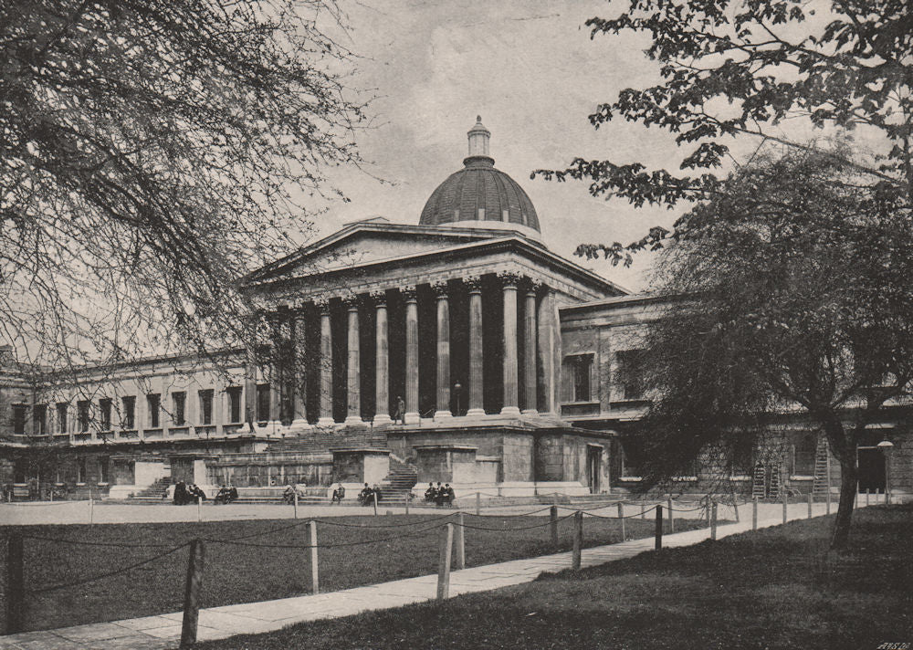 University College. London. Education 1896 old antique vintage print picture